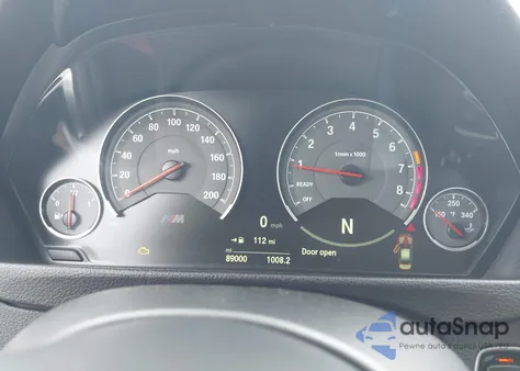 2015 BMW M3 из США, поврежденный, VIN WBS3C9C52FP804860